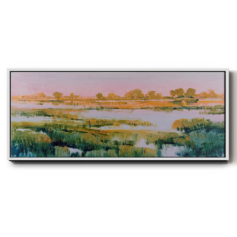 Marshland View I - Framed Canvas