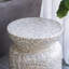 Table d'appoint ronde en bambou