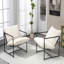 Fauteuil d'appoint élégant en velours moderne-1104480581