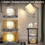 Lampe sur pied avec table, tables d'appoint avec station de recharge
