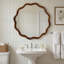 Élégant miroir ondulé pour divers espaces domestiques-521011972-521011973