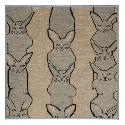  Tapis lavable avec chats Levkoy