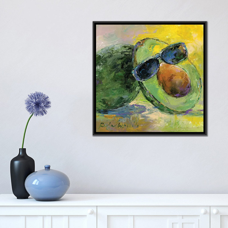 « art avocats » par richard wallich, reproduction d’impression sur toile, H 18 po x l 18 po x P 1,5 po, Toile avec cadre noir