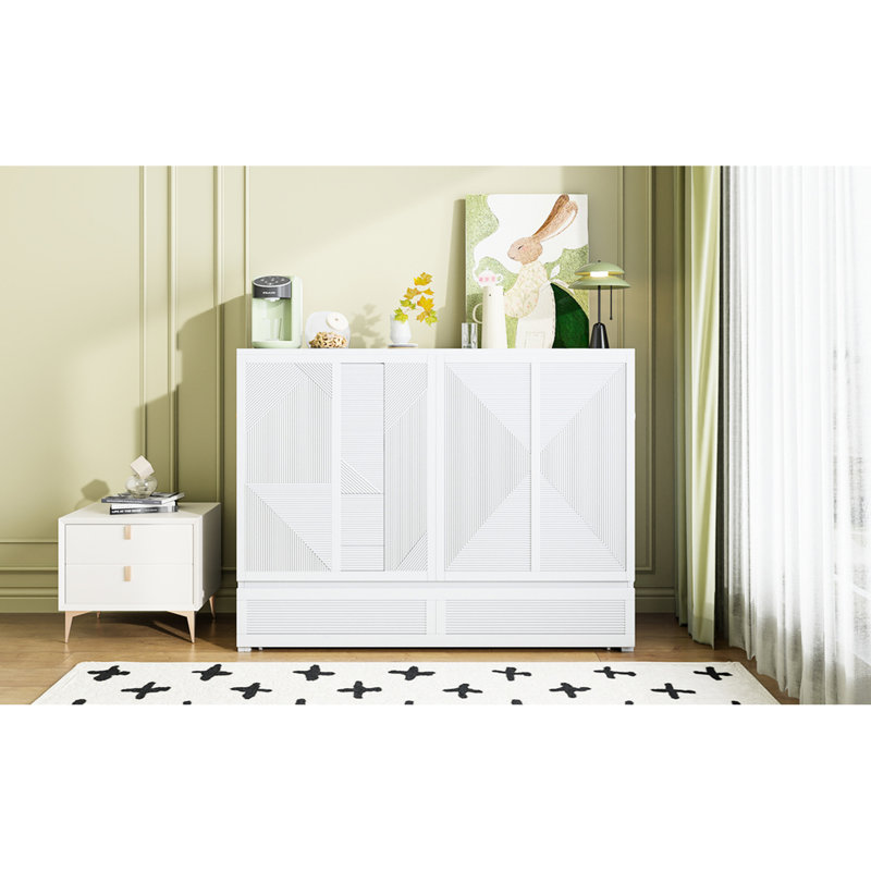 Lit avec prises et grand tiroir - Chic, espace, taille pour rangement convertible, blanc, maison