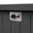 50,000 BTU Black Aluminum 72” Patio Fire Pit Table-1289721517