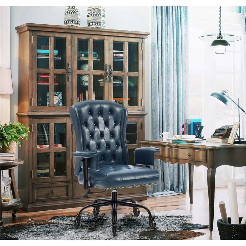 Chaise de bureau Carraton, Bleu