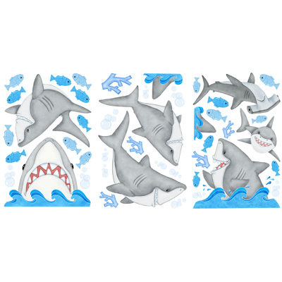 Adhésif décoratif de style requin à l’ensemble 57