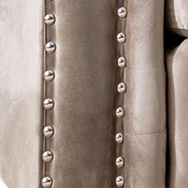 Fauteuil Chesterfield 40,9 po, Beige