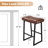Faux Leather Wide Cushion Bar Stool With Metal Frame-2033878889