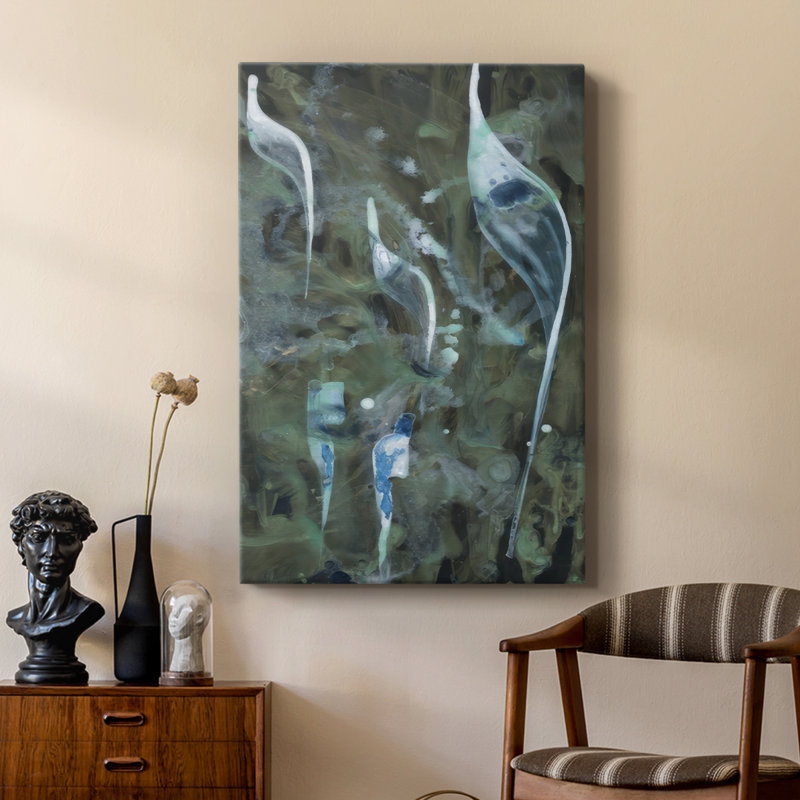 Commencer dans le grand gouffre II - galerie sur mesure Cavas, H 48 po x l 32 po