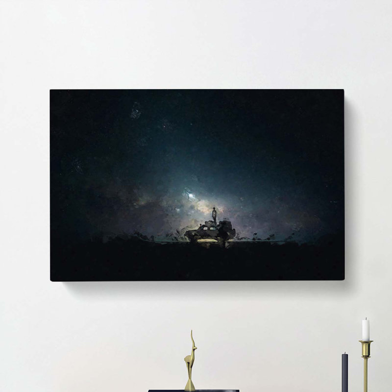 Stars Above Namibia In Abstract - Wrapped Canvas Print, 50cm H x 76cm W x 3cm D