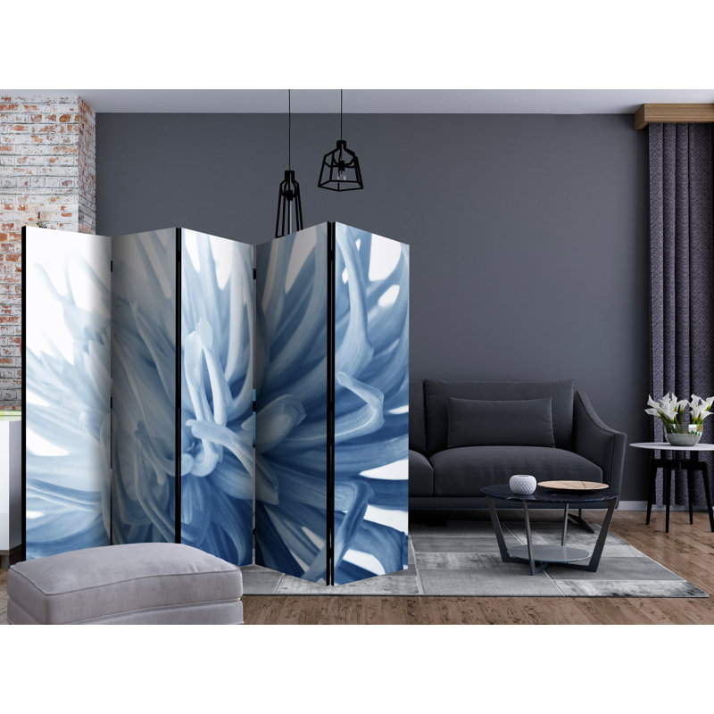 Floy 225cm W x 172cm H 5 - Panel Folding Room Divider