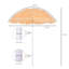 Brayam 160cm Tilt Beach Parasol-1854070672