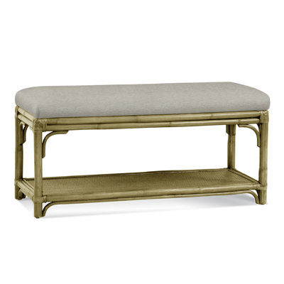 Banc de rangement en osier Summer Retreat
