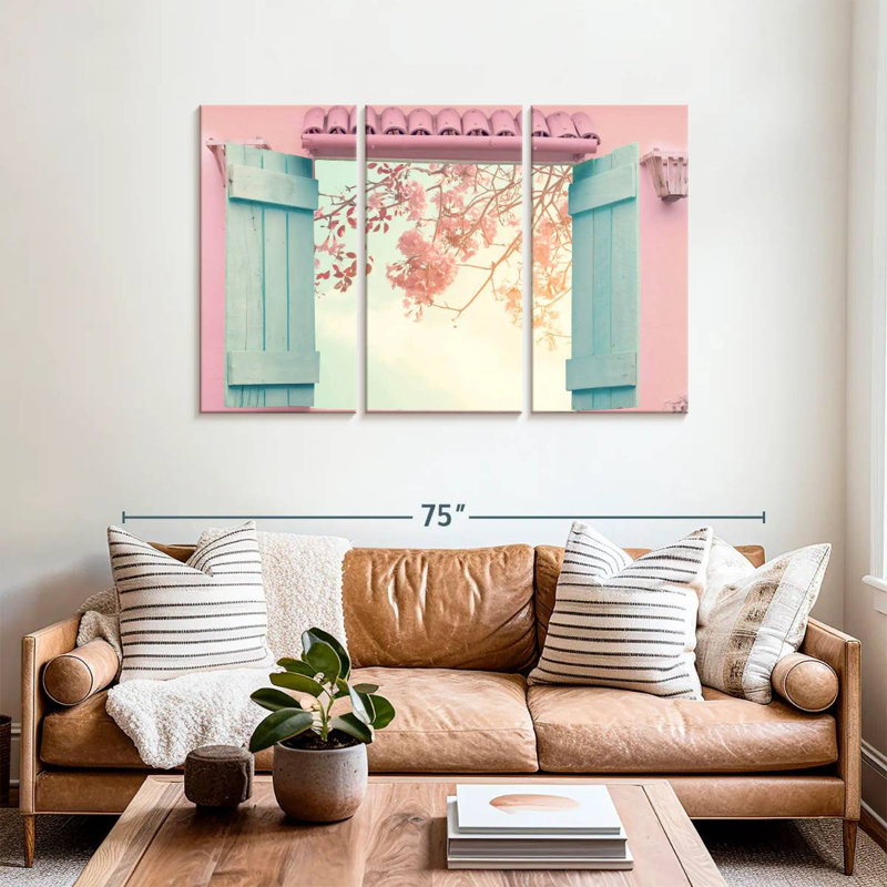 Lilie Sakura Window View, 36" H x 57" W