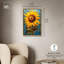 Impression sur toile tournesol impressionniste, Art Remedy-105316864-105316884