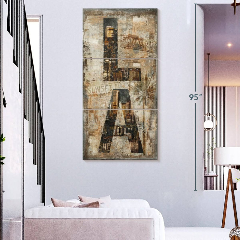 LA Vertical, 80" H x 39" W