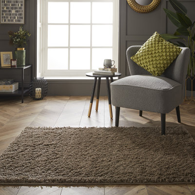 Hiyabel Solid Colour Shag Area Rug