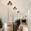 1-Light Modern Farmhouse Semi Flush Mount