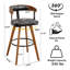 Swivel Upholstered Counter Stool-327901951-327901945