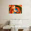 Radha Krishna Madhubani sur impression sur toile-1204879743