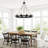 Clemons 10 - Light Dimmable Wagon Wheel Chandelier