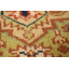Light Green Traditional Indian Runner Rug 3x8
