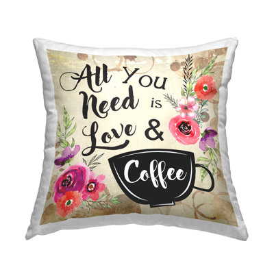 Floral Throw Pillow