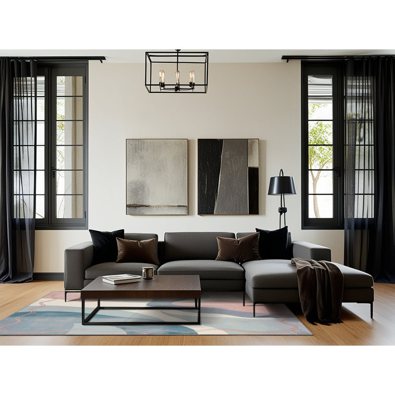 Twilight Flow Rug, Square 6'