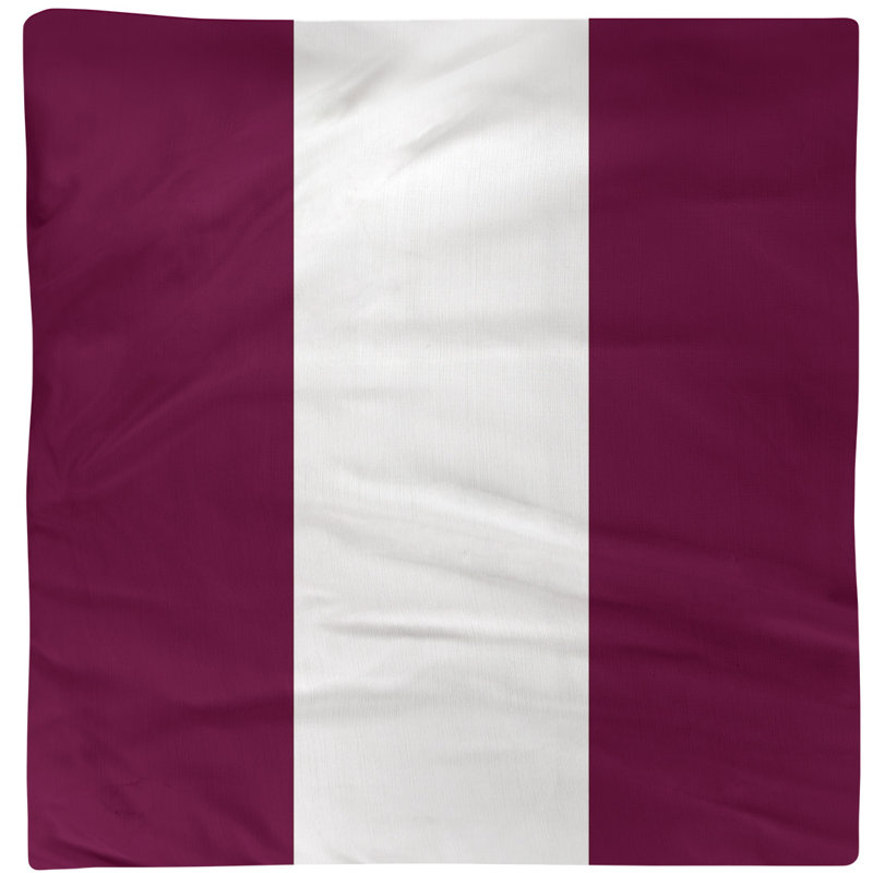 Serviette de virginie, Marron / blanc / marron, Sergé de coton, H 10 po x l 10 po x P 0,25 po