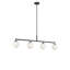 Lustre linéaire à quatre lumières Nube-125544853-125544857