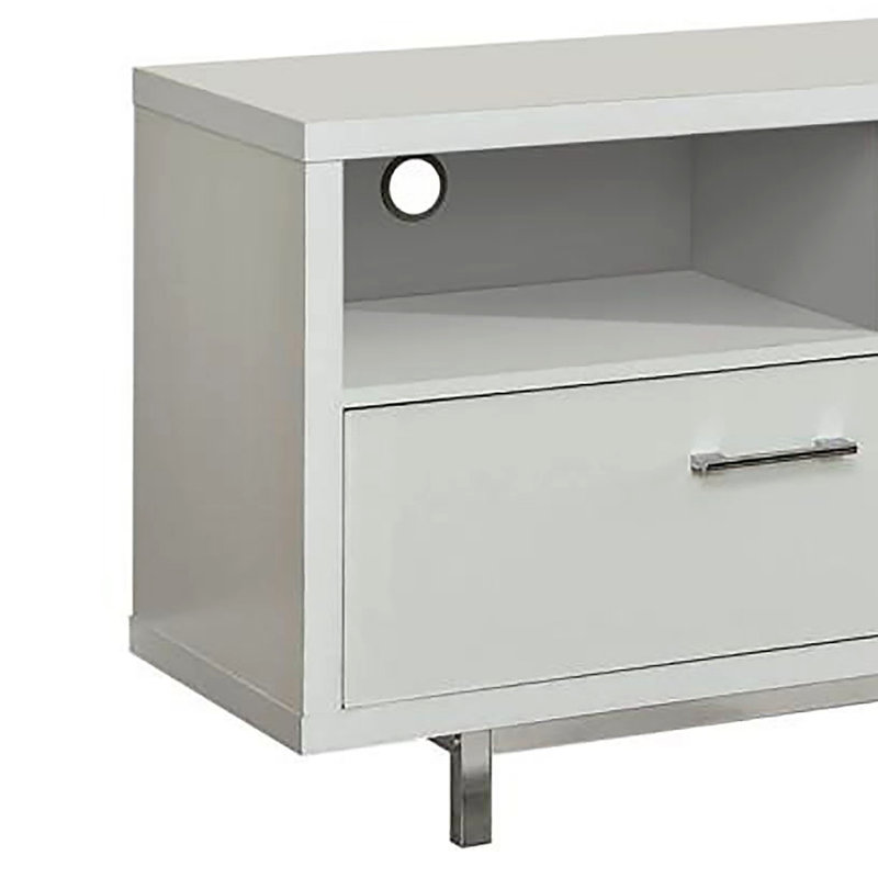 Meuble télé 60 po, Blanc