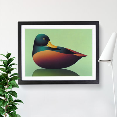 Exhilarating Duck - Single Picture Frame Painting