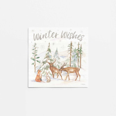 Impression sur rouleau Woodland Winter Wishes III