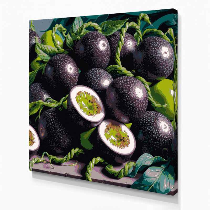 «Fruit Granadilla», art mural sur toile, H 32 po x l 32 po