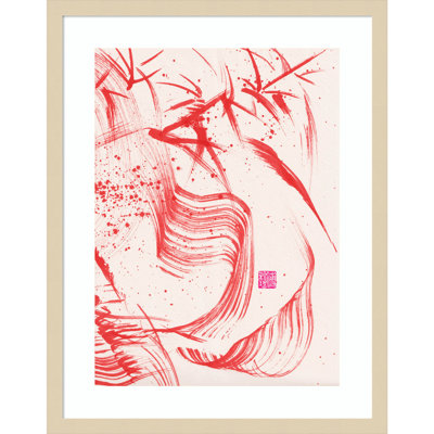 Lemma "Zen Bamboo Ink Abstraction 2" Print
