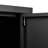 Black Metal Folding Locker With Adjustable Shelf, Handle Locks, And Spring Loaded Door , Easy Assembly Filing Cabinet Dividers, Locking Doors, Black, For Home-494476798