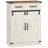 Bathroom Storage Cabinet, Freestanding Bathroom Floor Cabinet with Drawers & Doors, Farmhouse Buffet Cabinets with Adjustable Shelf, for Kitchen, Living Room, Entryway, White Brown