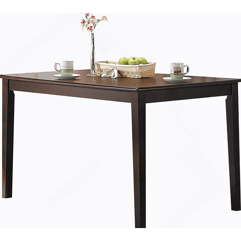 Table de salle à manger espresso 1pc, 29"H x 48"L x 32"W, Espresso