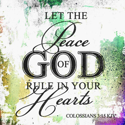 Peace of God - reproduction sur toile tendue