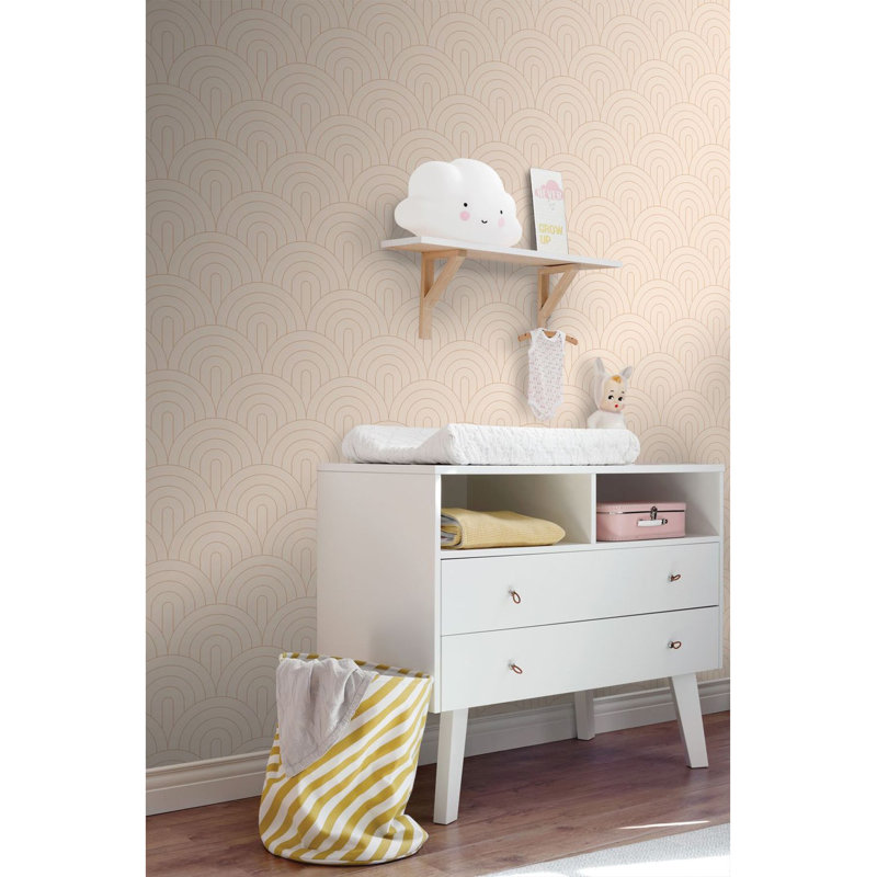 Rasha Non-Pasted Geometric, Pink