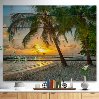Photographie « beach in caraïbes island of barbade »