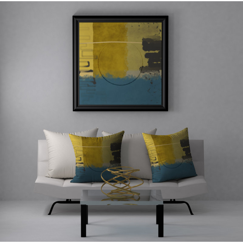 Reversible Throw Pillow, 24" x 24"