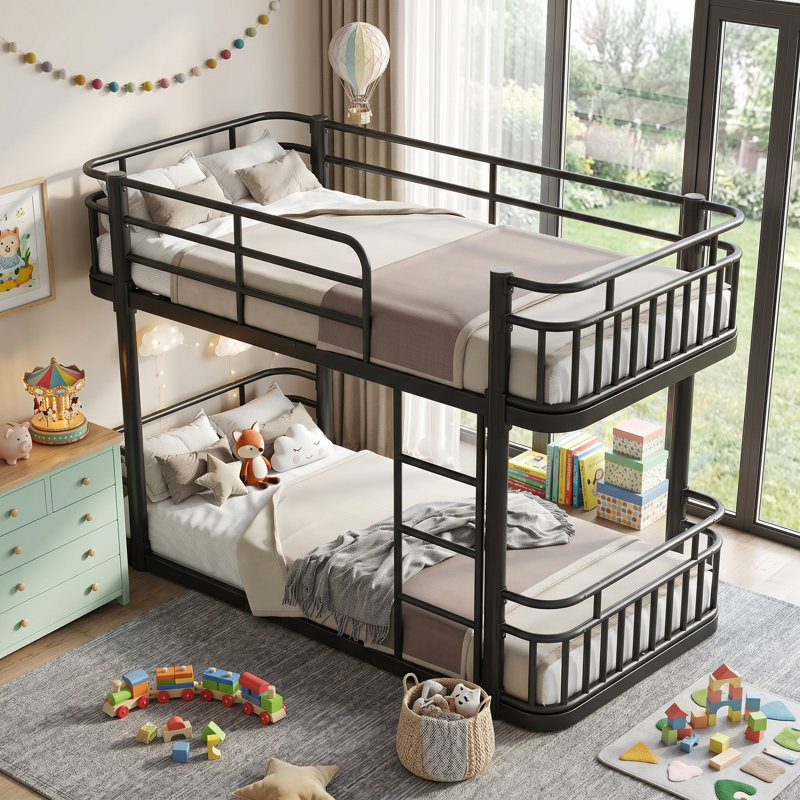 Lit superposé Kittredge, Extra Long Twin, Black
