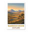 Rannoch Moor, Scotland - Romantic Highlands Travel Poster, Moorland Landscape Art. Giclee Print On Wrapped Canvas. Wall Art, Home Decor - Regions & Scenic Areas, Scotland - Wrapped Canvas Print-2100516741