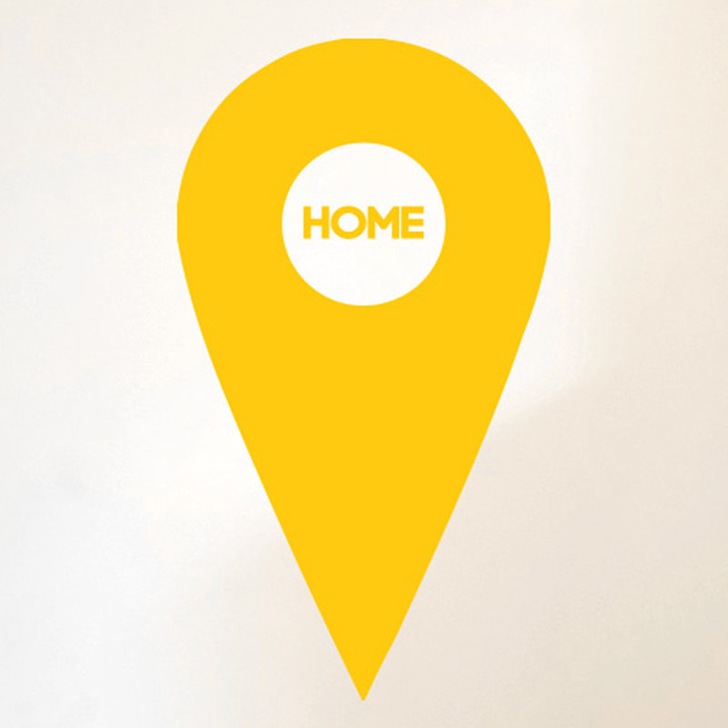 Wall Decal, Medium, Dark Yellow
