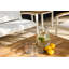 SoHo 42" Square Teak Aluminum Outdoor Coffee Table-774544322