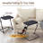 Accent Desk with Cup Holder Adjustable Folding