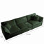 Canapé modulaire confortable à assise profonde et réversible modulaire à 6 places avec 3 repose-pieds, 3 coussins décoratifs et 2 coussins d'accoudoirs