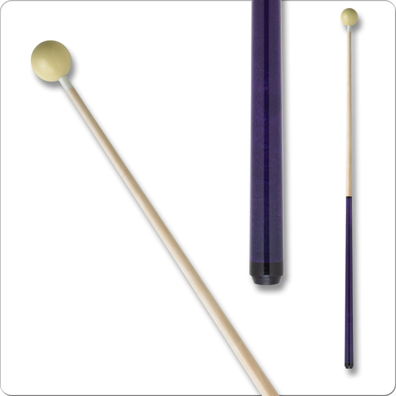 Junior Ipjrc Cue With Attached Ball - 44in - Purple